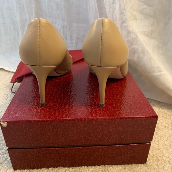 Tamara Mellon Rebel 75 Tan Kidskin 36.5 - Picture 3 of 8